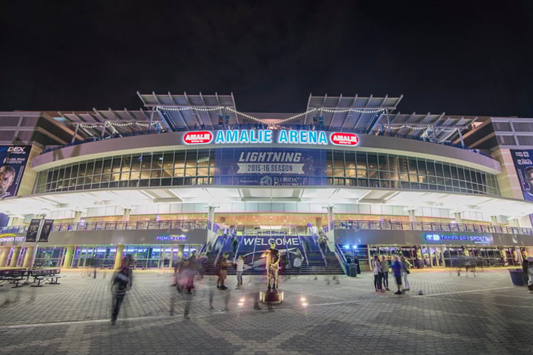 Amalie Arena Photo Credit: Generator Studio Amalie Arena Photo Credit: Generator Studio