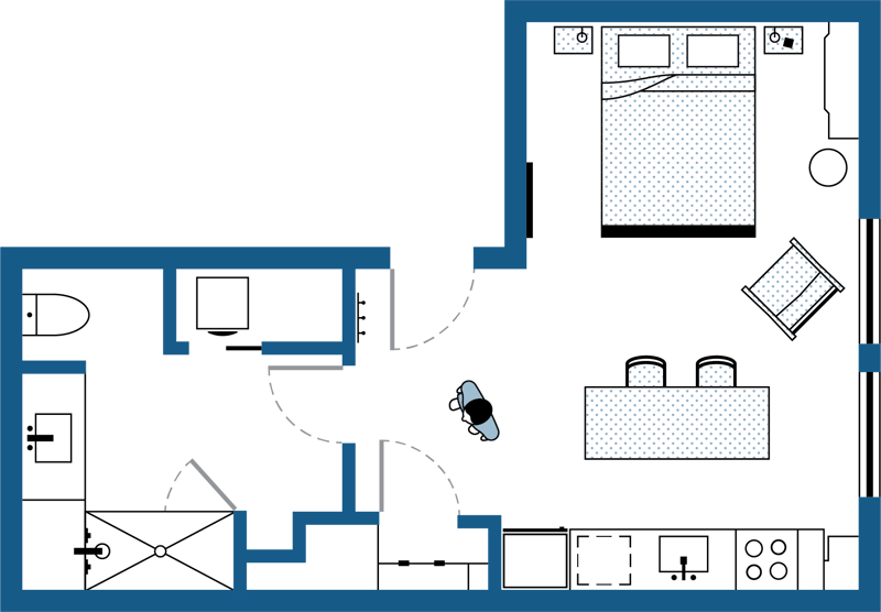 Studio Floor Plan