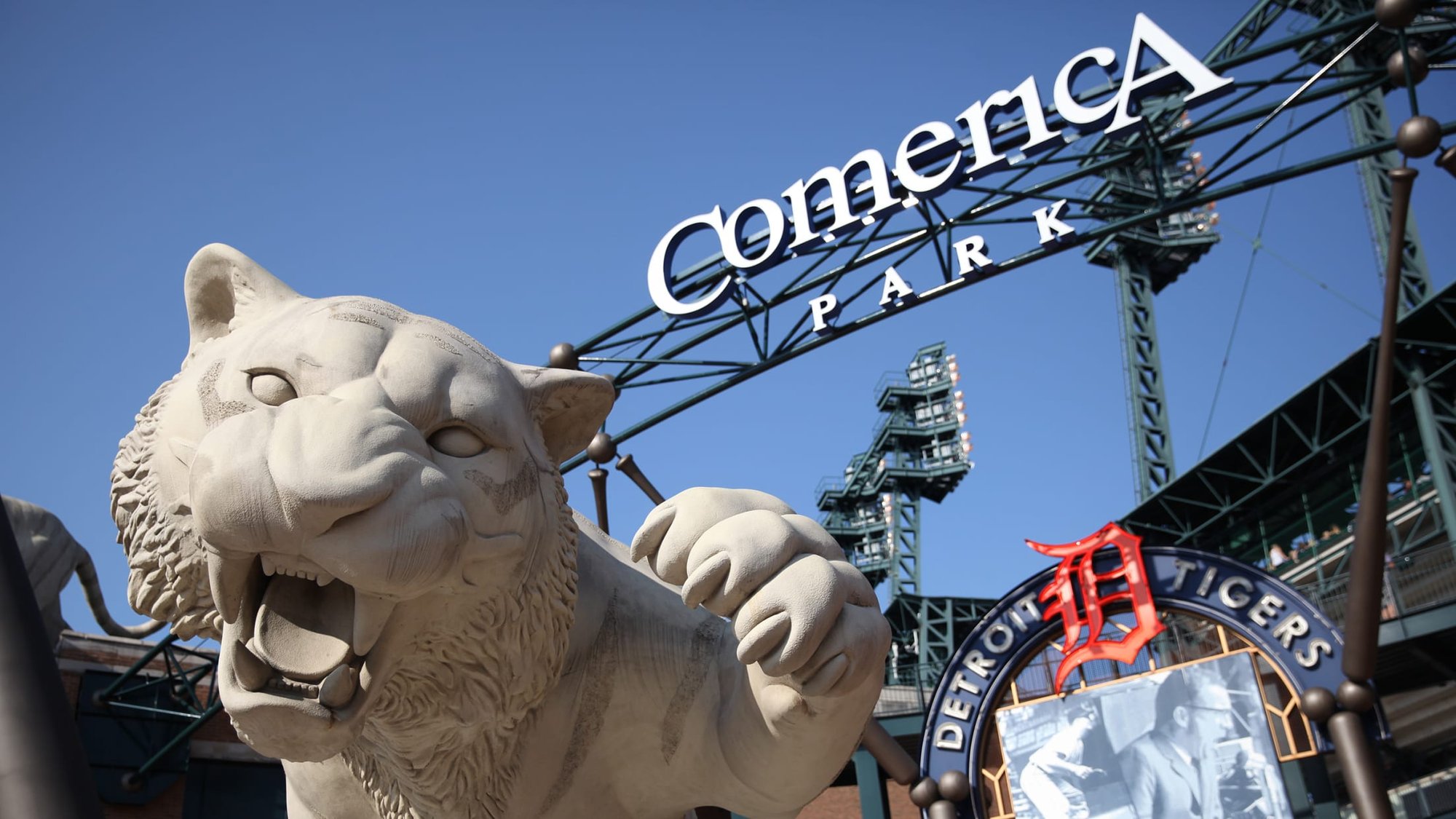 Comerica Park Tiger Statue Comerica Park Tiger Statue